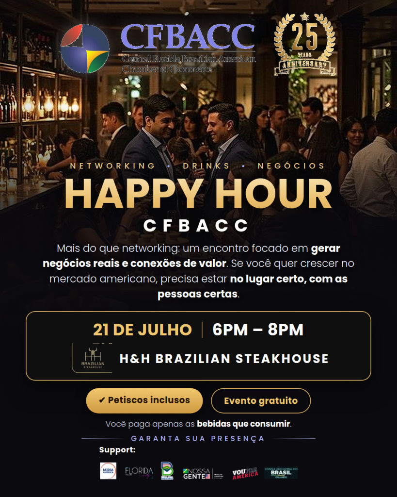 Happy Hour CFBACC — 21 de julho de 2026