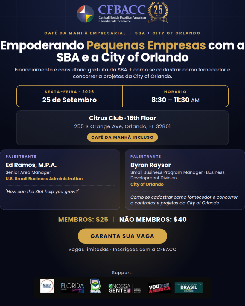 Empoderando Pequenas Empresas com a SBA e a City of Orlando