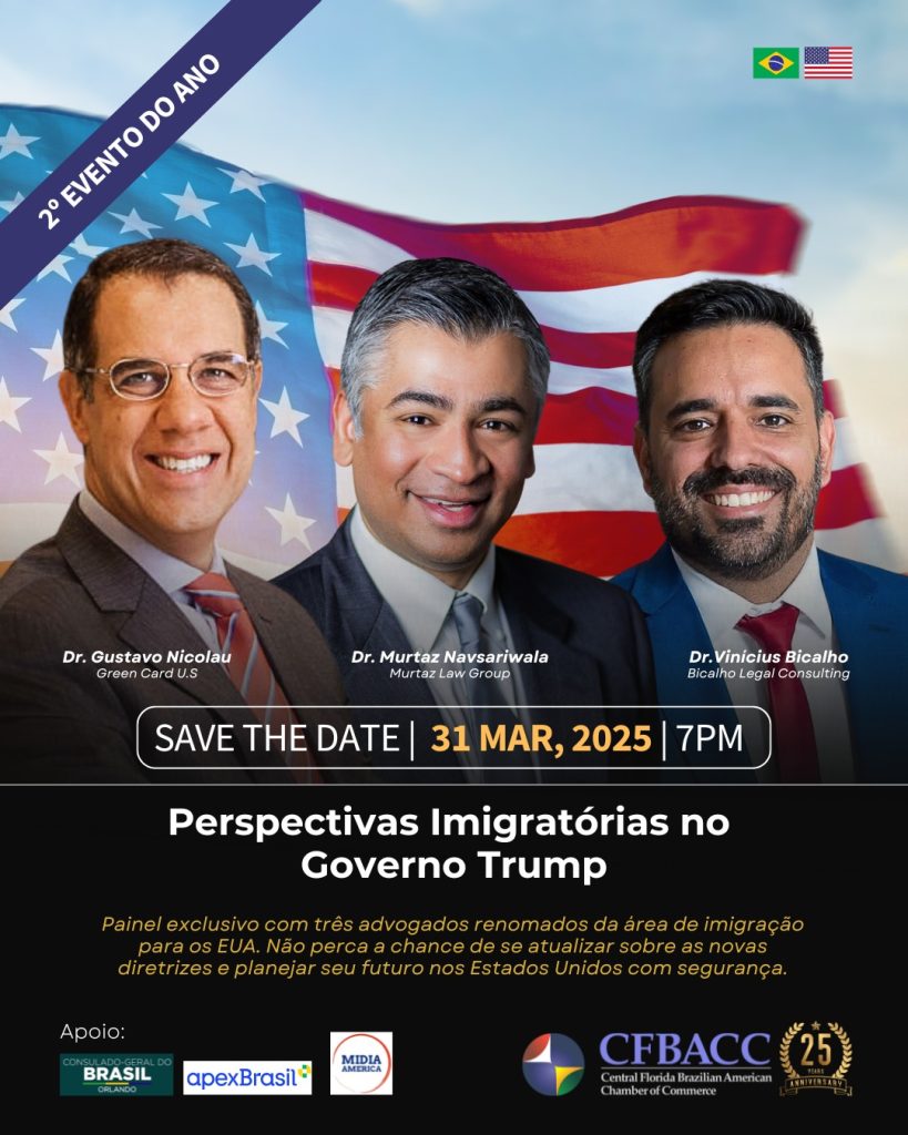 Material de divulgação: Perspectivas Imigratórias no  Governo Trump