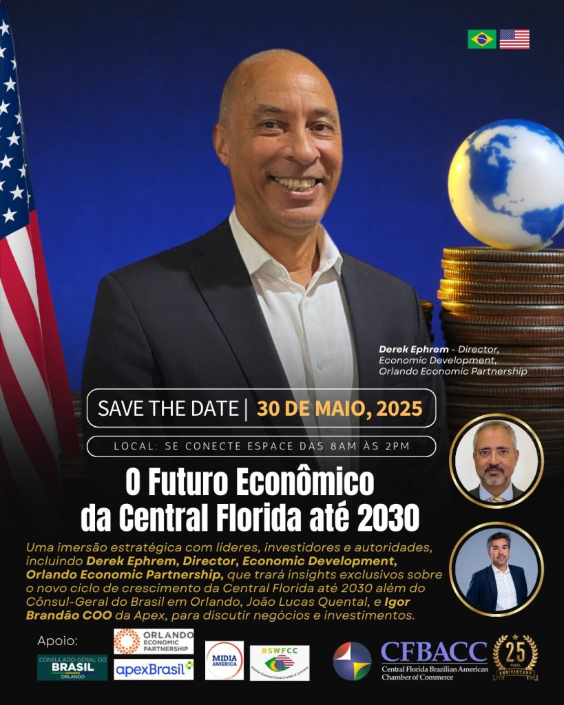 Material de divulgação: O Futuro Econômico da Central Florida até 2030