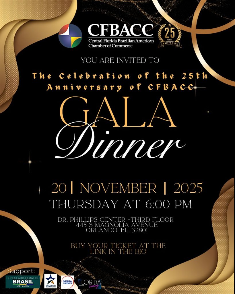 Material de divulgação: CFBACC Gala Dinner