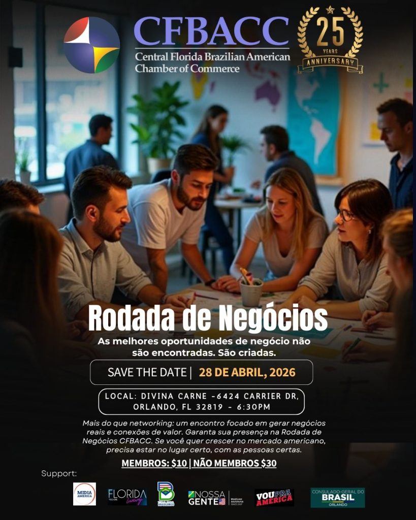 Material de divulgação: Roda de Negócios