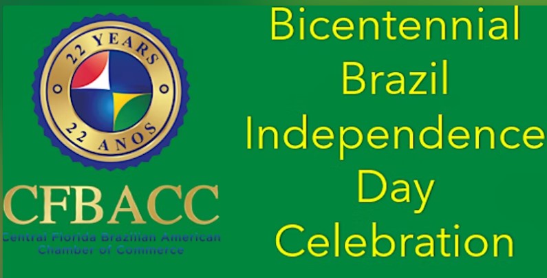 Material de divulgação: CFBACC Celebrates Bicentennial Brazilian Independence Day