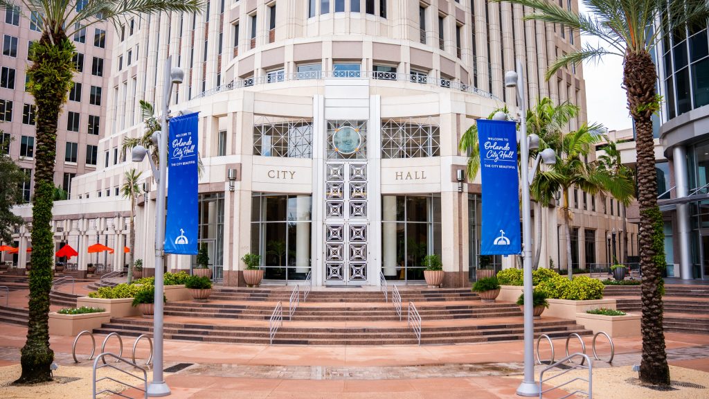 Prefeitura de Orlando — local da celebração